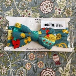 Little Sleepies Pasta Party Luxe Bow Headband -